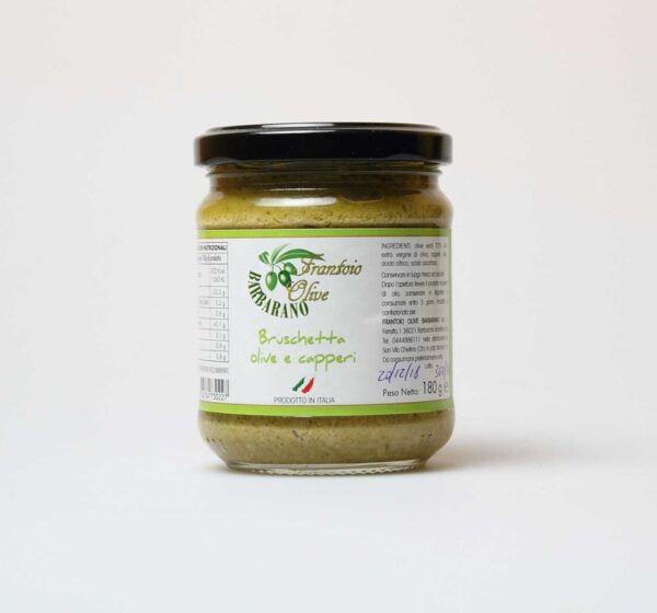 Green olive and caper patè gr 180